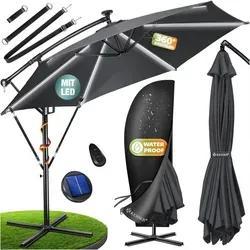 KESSER Ampelschirm mit LED Solar, 350cm von Kesser