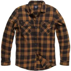 Vintage Industries Globe Heavyweight Hemd, gelb, Größe L für Männer