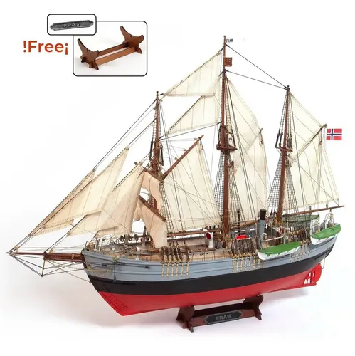 Occre F.r.a.m 12011 - Bausatz aus Holz und Metall - Wasserfahrzeug-Modellbausätze mit Maßstab 1:85, inklusive Segel und detaillierter Anleitung in 5 Sprachen für ein authentisches Bau-Erlebnis.