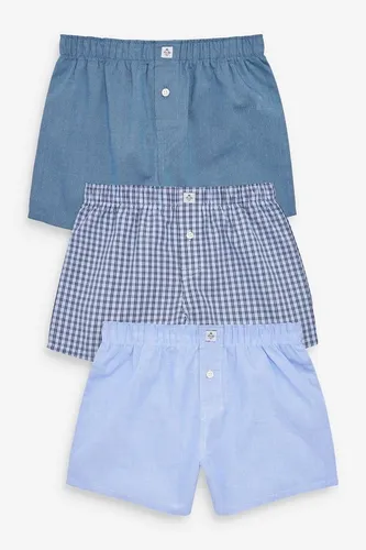 Next Trunk Gewebte Boxershorts, 3er-Pack - Bequeme gewebte Boxershorts im praktischen 3er-Pack. Ideal für den täglichen Komfort, maschinenwaschbar bei 40 °C und pflegeleicht in der Handhabung.