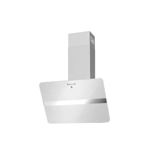 Dunstabzugshaube Dunstabzug Wandhaube Corbero VICTORIA660W Weißes Glas 60cm