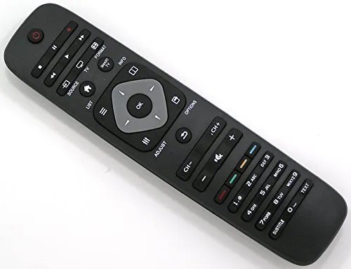 Ersatz Fernbedienung passend für Philips TV 24PFL3507H/12 | 26PFL4007H/12 | 32PFL3007H/12 | 32PFL3017H/12 | 32PFL3107K/02 |