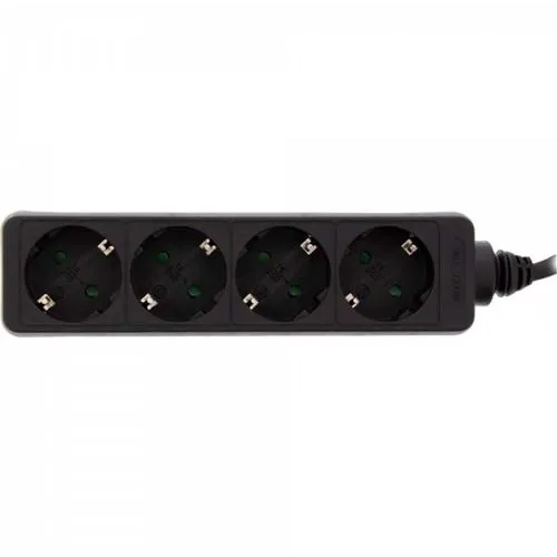 1.50m InLine Steckdosenleiste Schwarz 4 (16441E)