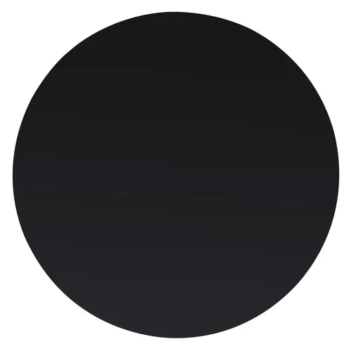 vidaXL Tischplatte aus gehärtetem Glas in schwarz von vidaXL