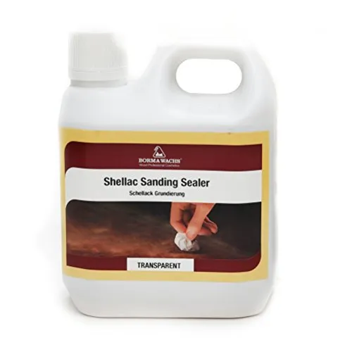 Schellack Grundierung Sanding Sealer 5 Liter - Gebrauchsfertige PROFI Qualität Grundierung für hochwertige Innenanwendungen, sehr ergiebig und ideal für perfekte Oberflächenbearbeitung.