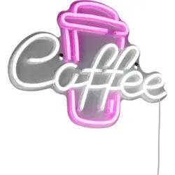 LED Wandleuchte Coffee 40 cm mit Schnurschalter