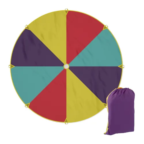 Schwungtuch Outdoor Spielzeug Gartenspielzeug Schwingtuch Regenbogentuch Ø 350cm