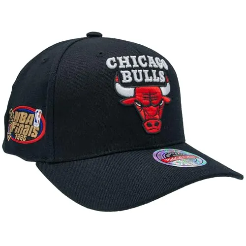 Mitchell & Ness NBA Classic Red Top Spot Baseball Snapback Cap