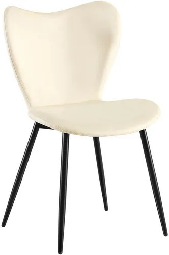 furnicato Esszimmerstuhl Maika 80x50x58 cm creme