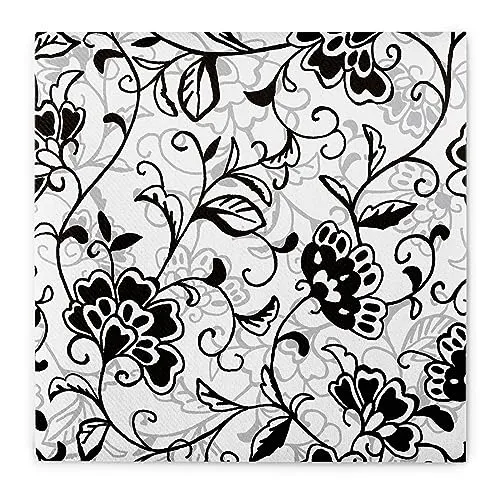 Stoffservietten Schwarz von Sovie Home