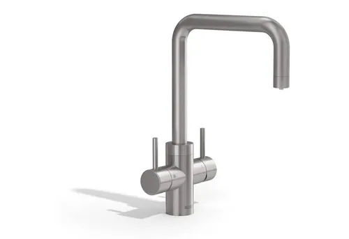 BRITA Küchenarmatur yource pro select Edelstahl - Moderne Küchenarmatur mit CO2-Zylinder und BRITA P3000-S Filterkartusche. Hochwertige Edelstahl-Oberfläche, ideal für frisches Sprudelwasser in Ihrer Küche.