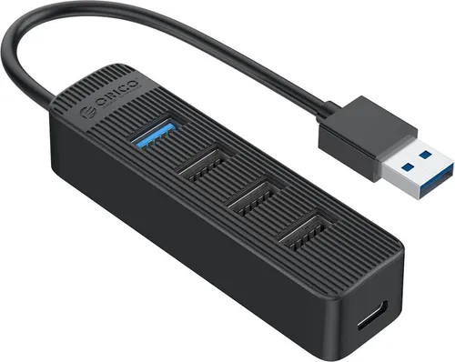 Orico TWU32-4A USB-A 3.1 Hub 4-Port + USB-C Schwarz