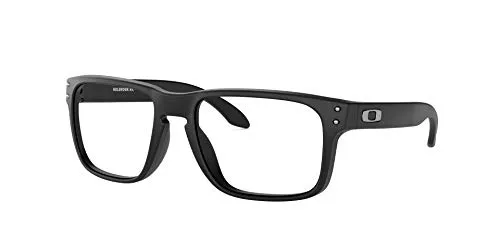 Ray-Ban Herren 0OX8156 Brillengestelle, Grün (Satin Black), 56 - Verschreibungspflichtige Brillenfassungen für Herren, stilvolles Design und hohe Qualität für optimalen Tragekomfort.