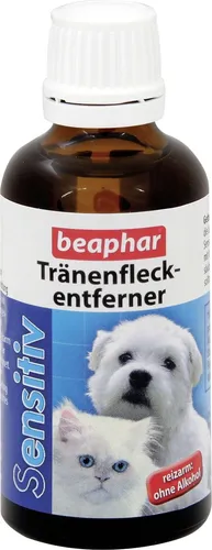 Beaphar Sensitiv Tränenfleckentferner 50 ml - Katzenpflege mit sanfter Formel zur effektiven Entfernung von Tränenflecken, sorgt für ein sauberes und gepflegtes Aussehen Ihres Lieblings.