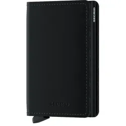 Secrid Unisex Slimwallet - Kartenhalter im Umschlagformat, Black - Kreditkartenhülle für Herren, schlankes Design für jede Tasche, RFID-Schutz und Platz für bis zu 10 Karten und mehr.