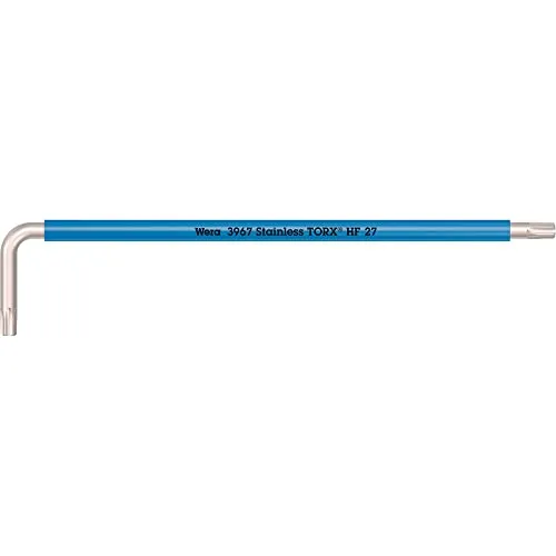 Wera 05022686001 3967 SXL HF TORX Multicolour Winkelschlüssel Blau TX 27