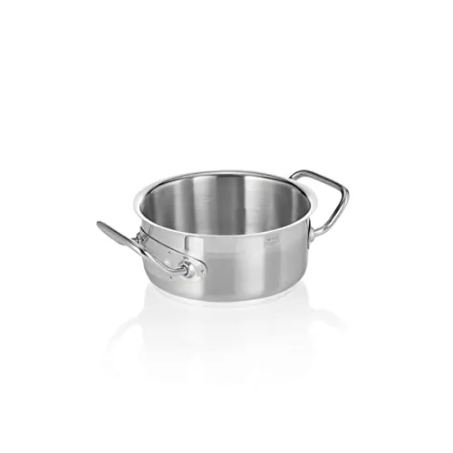 Bratentopf Cookware 21, Ø 16 cm aus Chromnickelstahl 18/10 - Hochwertiger Bratentopf Cookware 21, Ø 16 cm, aus robustem Chromnickelstahl 18/10. Ideal für gleichmäßiges Braten und einfaches Reinigen. Perfekt für jede Küche.