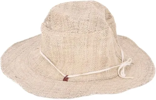 Guru-Shop Hanf Sommerhut Modell 5 – natürlicher Sonnenhut - Stylischer Hanf Sommerhut Modell 5 mit angenehm weichem Baumwollfutter. Ideal für Strand, Park oder Garten – schützt vor Sonne und bietet hohen Tragekomfort an heißen Tagen. Fair hergestellt in Nepal.