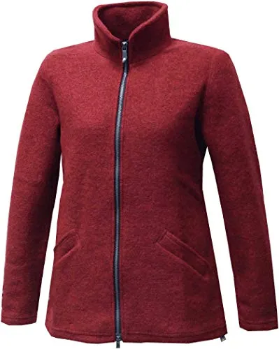 Ivanhoe of Sweden Damen Wolljacke Brodal lang rot 38 in rot von Ivanhoe of Sweden