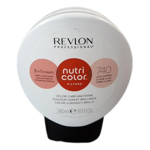 REVLON PROFESSIONAL Nutri Color FILTERS – TONING FILTERS 740 Mittelblond Kupfer