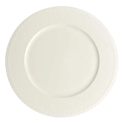 Villeroy und Boch Cellini Platzteller, 31 cm aus Premium Porzellan - Eleganter Platzteller aus hochwertigem Porzellan, ideal für Festlichkeiten und den Alltag. Stoßfest, spülmaschinen- und mikrowellengeeignet – perfekt für Gastronomie und Zuhause.