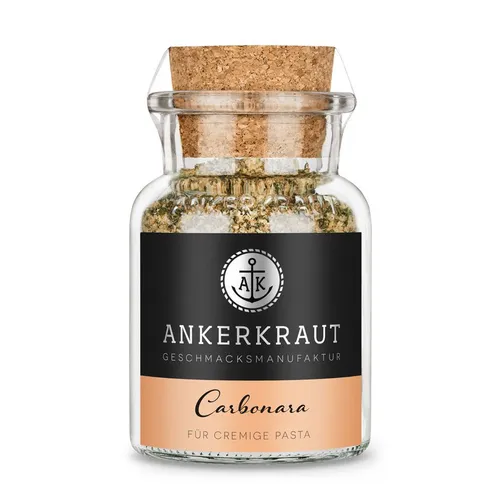 Ankerkraut Gewürz Carbonara, Carbonara, 90g im Korkenglas