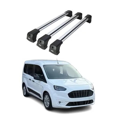 OMAC Dachträger für VW Caddy Maxi 2021-2025 - Dachgepäckträger aus hochwertigem Aluminium, leicht und abnehmbar. Ideal für vielseitige Transportlösungen wie Fahrrad- und Skiträger, wasserdicht und windbeständig für sichere Reisen.