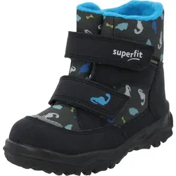 Superfit HUSKY1 grau/hellblau (2000) 28 - Vegane Winterstiefel für Mädchen - Wanderschuhe mit GORE-TEX Membrane, wasserdicht und atmungsaktiv. Kuscheliges Warmfutter sorgt für Wärme, während reflektierende Elemente Sicherheit bieten. Ideal für Freizeit und Camping!