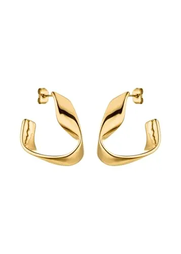 Purelei® River Ohrringe – Elegantes Möbiusband-Design in gold von PURELEI