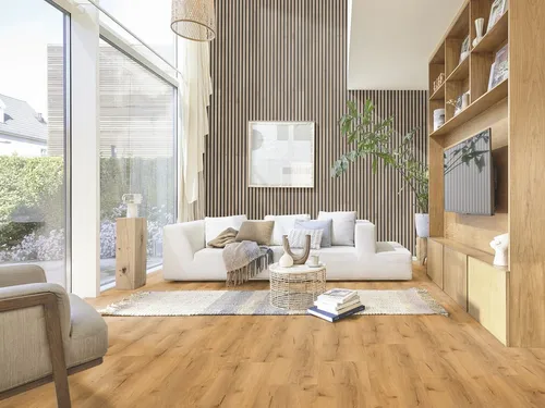 meister Designboden Rigid RD 200 S Grunge pop 20193 Eiche - Robuster Vinylboden für jeden Raum, 5 mm stark mit Klick-Verbindung. Ideal für Feuchträume, einfache Verlegung und langlebige Qualität. Die rustikale Eichenoptik sorgt für eine gemütliche Atmosphäre.