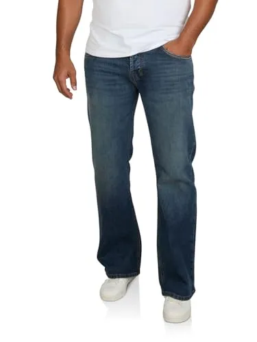 riverso Jeans Herren Stretch Bootcut RIVAlan Jeanshose Hose Denim, Länge:34L, Farbe:Magne Undamaged Wash (54329), Weite:34W