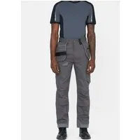 Dickies Redhawk-Pro-Hose Herren, Grey, 32W / 30L - Arbeitshosen mit praktischen Taschen für Knieschoner und Werkzeuge, ideal für Profis, die Wert auf Funktionalität und Langlebigkeit legen.