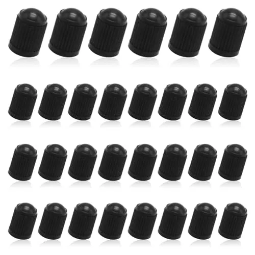 Ventilkappen Auto,30 Stück Universelle Auto Reifen Ventilkappen Fahrrad Radventilkappen aus Kunststoff für Stabilen Reifendruck, Fahrräder Auto Motorrad