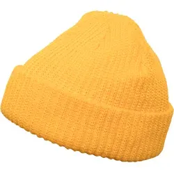 Flexfit Rib Beanie, gold in gold von Flexfit