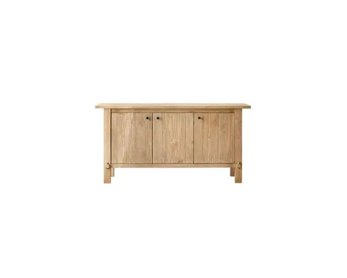 Tikamoon Sideboard Anrichte aus recycelter Kiefer 150 cm - Hazel - Elegantes Sideboard aus recycelter Kiefer, FSC®-zertifiziert. Mit 3 Türen bietet es großzügigen Stauraum und vereint Funktionalität mit zeitloser Ästhetik. Ideal für ein harmonisches Wohnambiente.