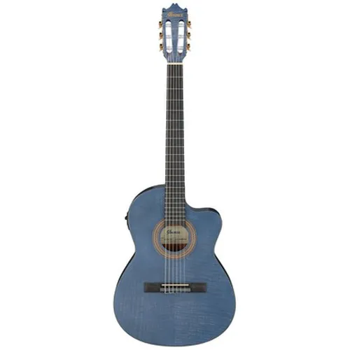 Ibanez GA5FMTCE-OB B-Stock - Klassikgitarre mit Cutaway - B-Stock Klassikgitarre mit Open Pore Blue Berry Finish; ideal für Einsteiger und Profis, ausgestattet mit AEQ-2T Preamp und eingebautem Stimmgerät.