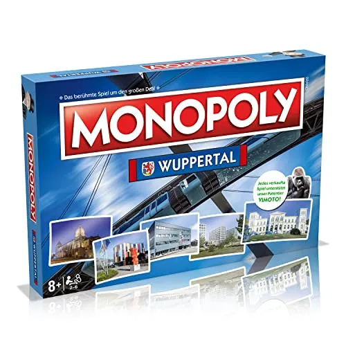 Monopoly Wuppertal Edition Brettspiel - neu & OVP, Blitzversand - Gesellschaftsspiel, entdecke Wuppertal in dieser einzigartigen Monopoly-Edition und erlebe spannende Spielabende!
