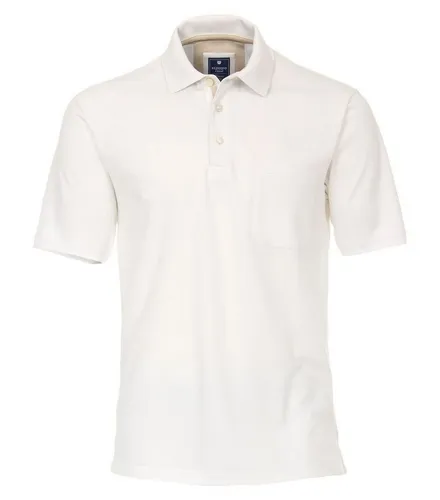 Redmond Polo-Shirt Uni 0 Weiss L - Poloshirt für Herren aus hochwertigem Baumwollmix, mit klassischem Design und angenehmem Tragekomfort für jeden Anlass.