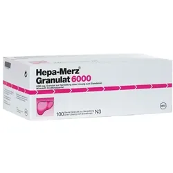 Hepa Merz Granulat 6000 - 100 Beutel - Leber Medikamente, unterstützt die Leberfunktion und fördert die Regeneration der Leberzellen.