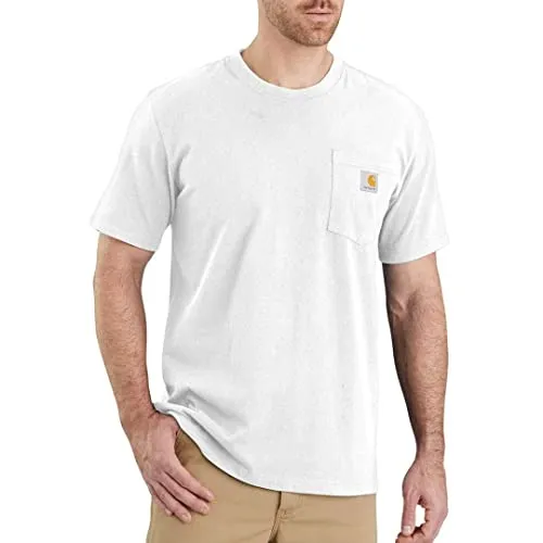 Carhartt Herren K87 Pocket S/S T-Shirt, Weiß, M von Carhartt
