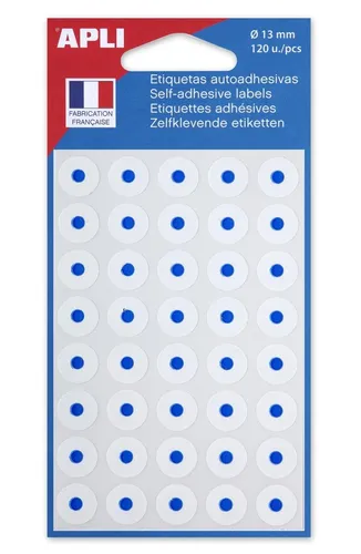 APLI Lochverstärkungsringe weiß Durchmesser: 13 mm aus PP 120 Stück