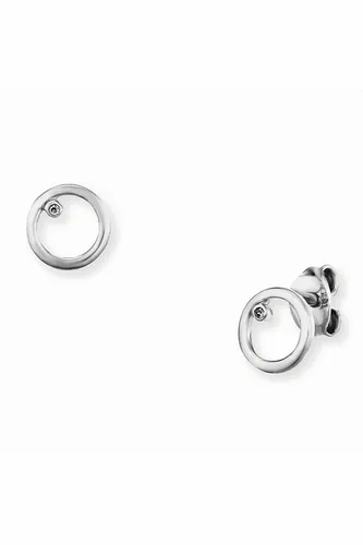 caï Damen Ohrringe 925/- Sterling Silber mit Zirkonia - Ohrringe für Damen aus rhodiniertem 925 Silber mit funkelndem weißen Zirkonia, ideal als Geschenk für besondere Anlässe. Inklusive kostenlosem Schmucketui zur sicheren Aufbewahrung.