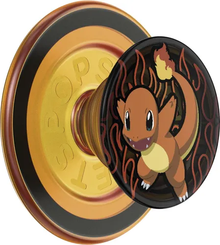 Popsockets MagSafe Round Lizenz Charmander Flame in orange von PopSockets
