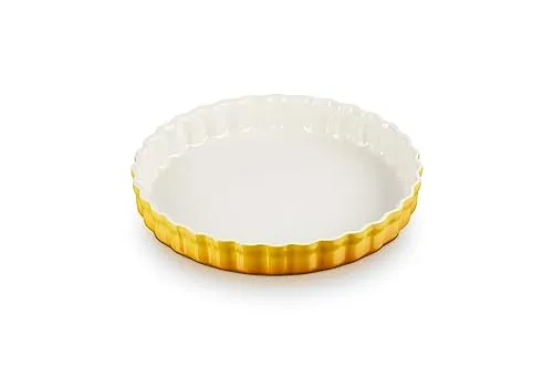 LE CREUSET Tarte-Form Nectar 29,70 cm - Hochwertige Backform aus kratzfestem Steinzeug, ideal für perfekte Tartes mit gleichmäßiger Wärmeverteilung. Erleben Sie goldene Backkunst und kreative Köstlichkeiten mit 10 Jahren Garantie!