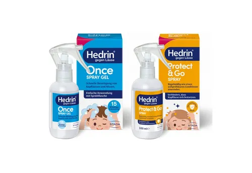 HEDRIN® Körperpflegemittel Vorteilspack (1 ONCE Spray Gel + 1 Protect & Go Spray), 2-tlg.