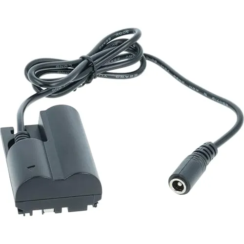 vhbw DC Kuppler Netzadapter kompatibel mit Canon BP-511A, BP-511, BP-514, BP-512 Akku