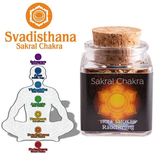 Sakralchakra Svadisthana Sakral Chakra Berk Räuchermischung 50ml Räuchern