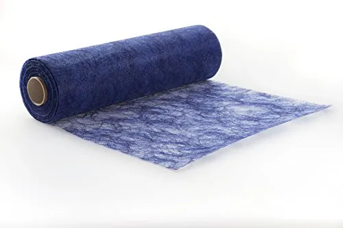 Meter Sizoflor® Tischband, 30 cm Breite in Dunkelblau 25