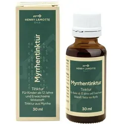 Myrrhentinktur 30 ml - HENRY LAMOTTE OILS GMBH - Arzneimittel zur Unterstützung der Hautgesundheit, fördert die Wundheilung und wirkt entzündungshemmend.