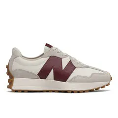New Balance WS327 Sneaker weiß 41 EU - Sportliche Sneaker in Größe 41, offwhite-bordeaux, mit atmungsaktivem Obermaterial aus Synthetik und Textil, ideal für den Alltag und trendige Styles.